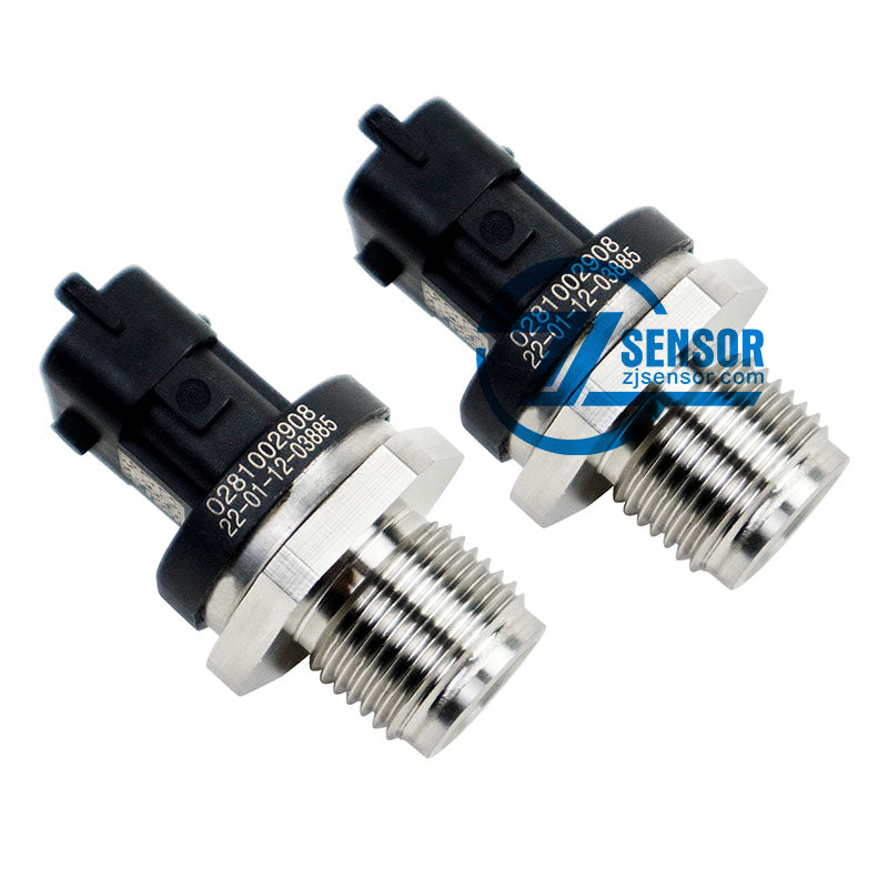 Diesel Common Rail Fuel Pressure Sensor 0281002908 For Mitsubishi KIA Sorento I Hyundai 2.5 CRDi 4-Pcs