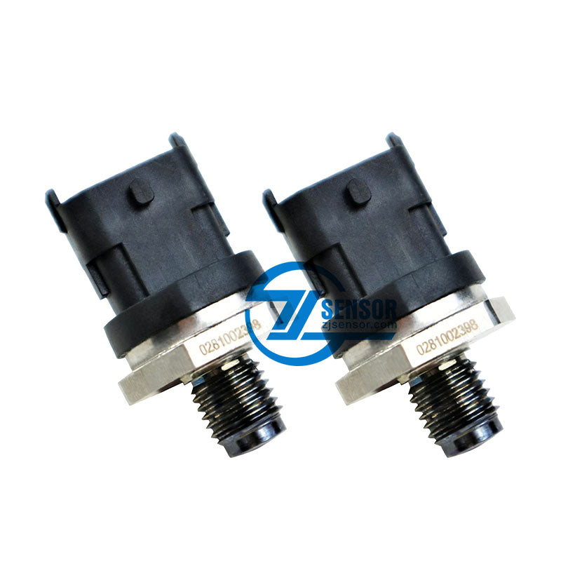 Fuel rail Pressure Sensor OEM:0281002398 5093112AA for 6.6L Duramax LB7 Engine 2 Pcs