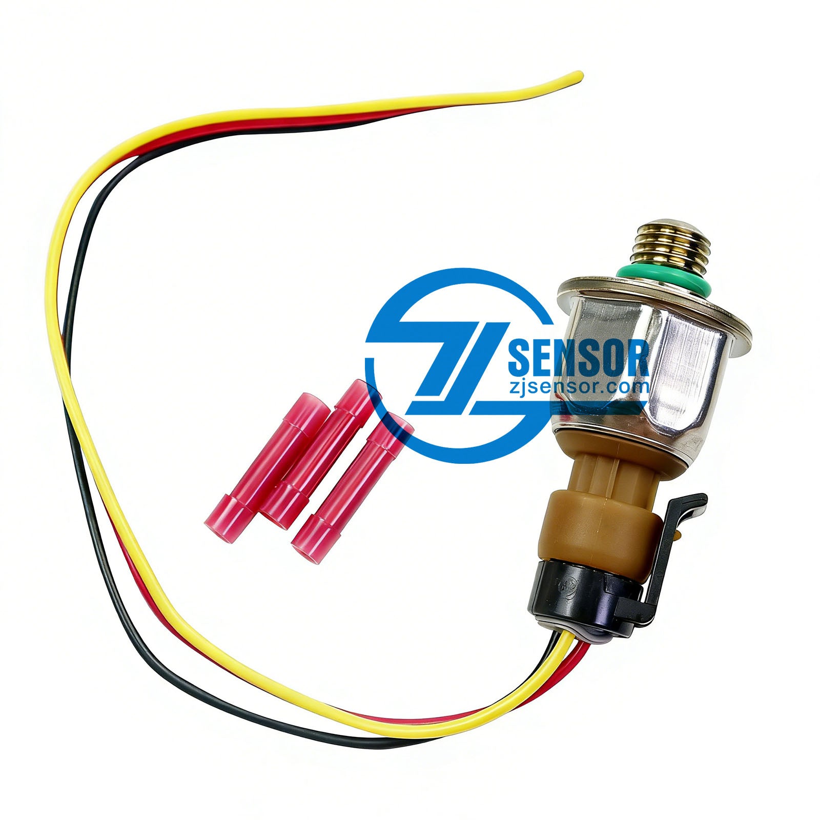 Common Rail Fuel Pressure Sensor 3PP6-12 For Ford E350 E450 F250 F350 4-Pcs