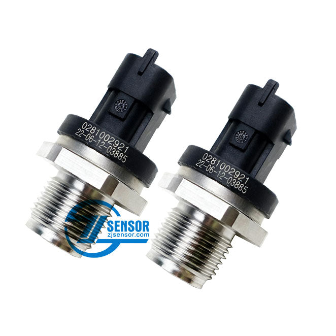 2 Pcs auto parts sensors Common rail fuel pressure sensor 0281002921 for Fiat Iveco Cummins MAN Volvo Vehicle Parts