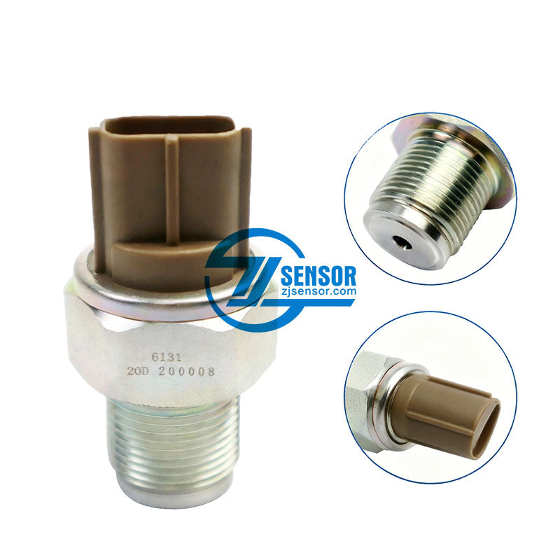 Fuel Common Rail Pressure Sensor 499000-6131 8-98119790-0 For ISUZU 4HK1 6HK1 Diesel Engine 4-Pcs