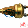 Water temperature sensor for KOBELCO excavator SK200-6 KATO HD700-7 6D31 6D34 OE ME049265 (single and double feet)
