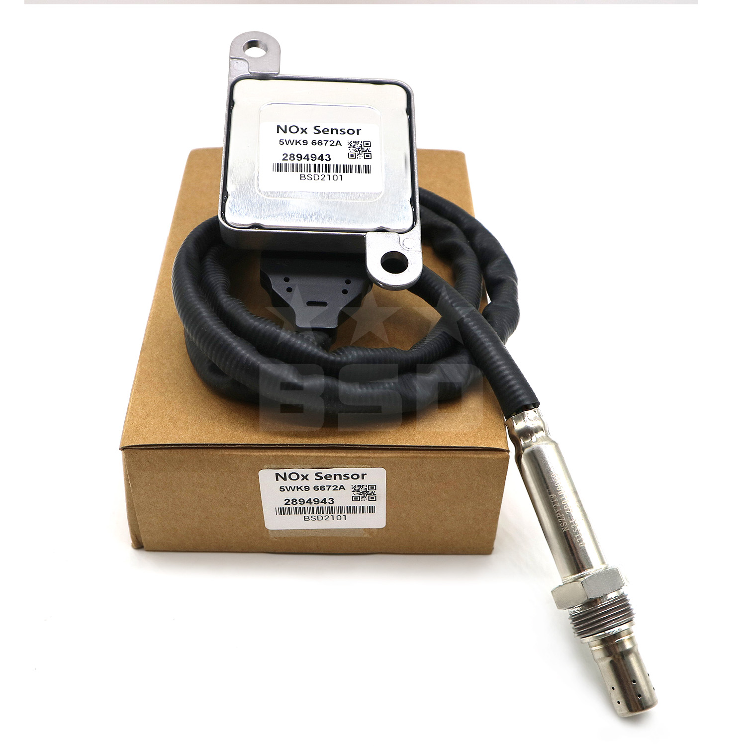 2871974 Nitrogen Oxide 2894943RX NOX Sensor 5WK9 6672A for Cummins 12V 1095mm