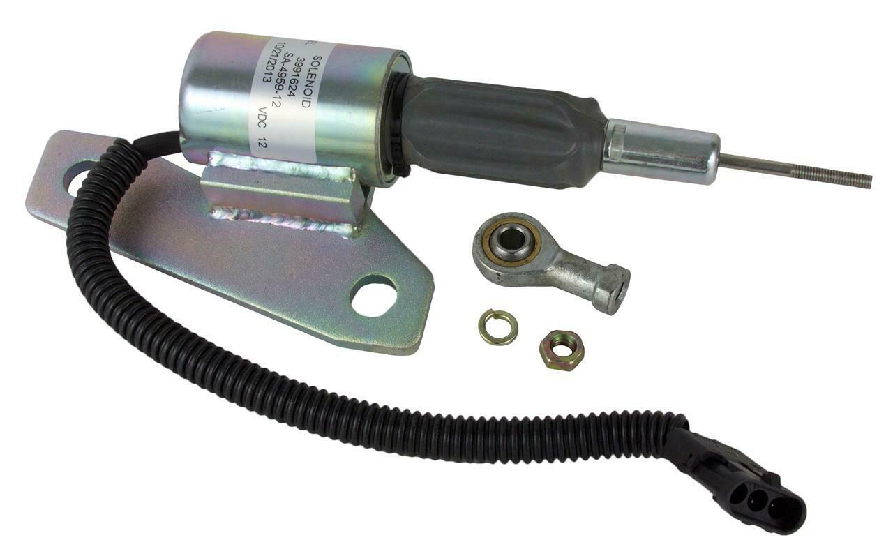 NEW 24 VOLT Fuel Shutdown 3991624 for Cummins 6BT 5.9l Hyunaai R225-7 R220-5