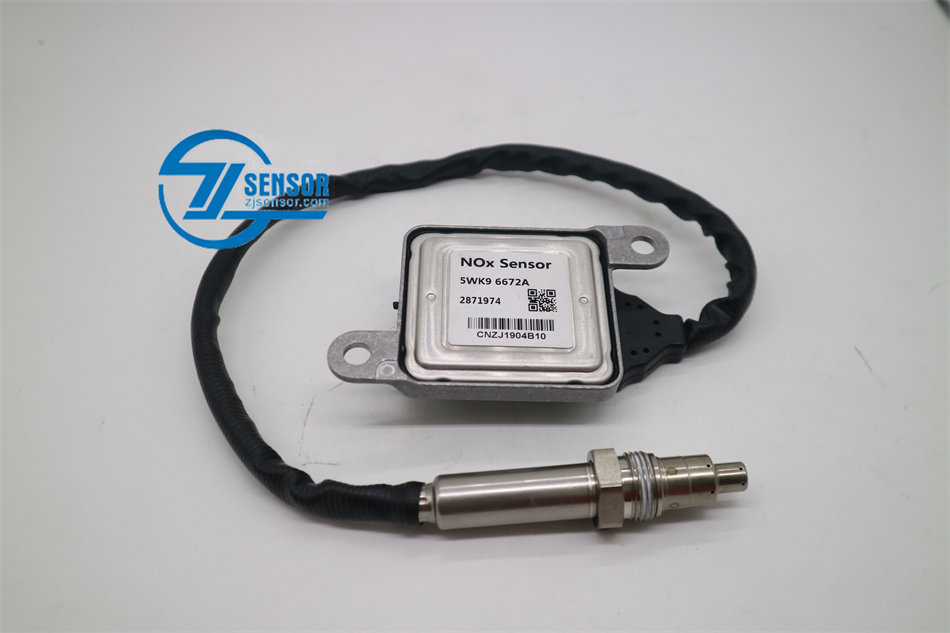 2871974 Nitrogen Oxide 2894943RX NOX Sensor 5WK9 6672A for Cummins 12V 1095mm