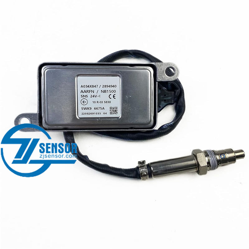 2894940/2871979/4984577/4954222 Nitrogen Oxide NOX Sensor 5WK9 6675A for Cummins 24V 1133mm