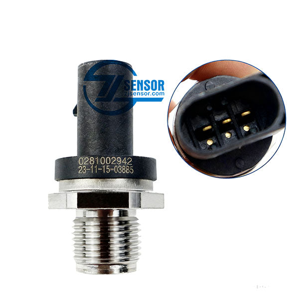 0281002942 Fuel Common Rail Pressure Sensor For BENZ A0051535828