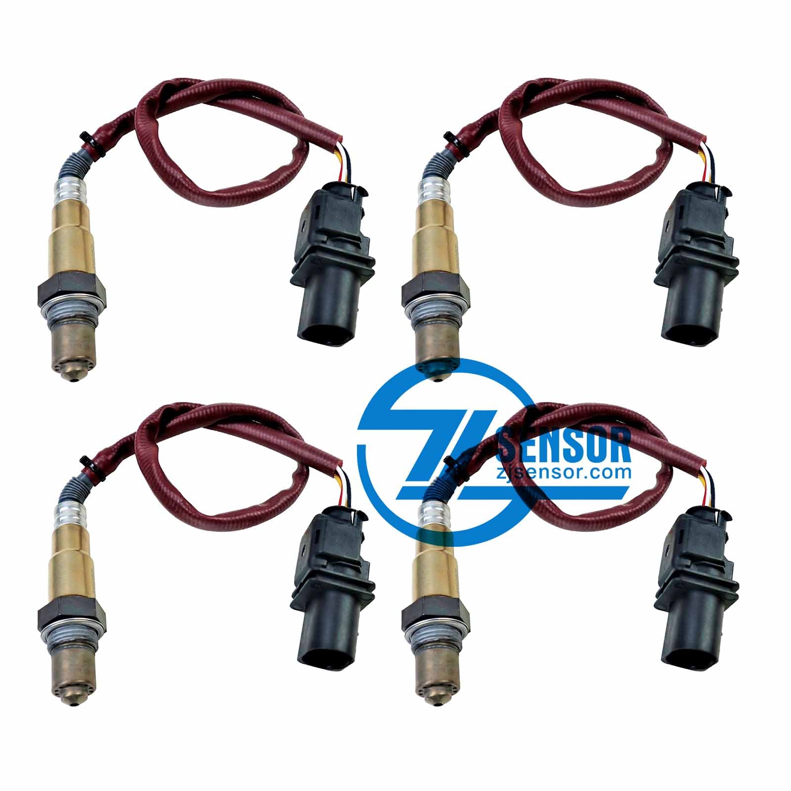 Oxygen Sensor Lambda Sensor 0258017347 For Mercedes Benz C-Class E-Class GLK-Class S-Class 4-Pcs