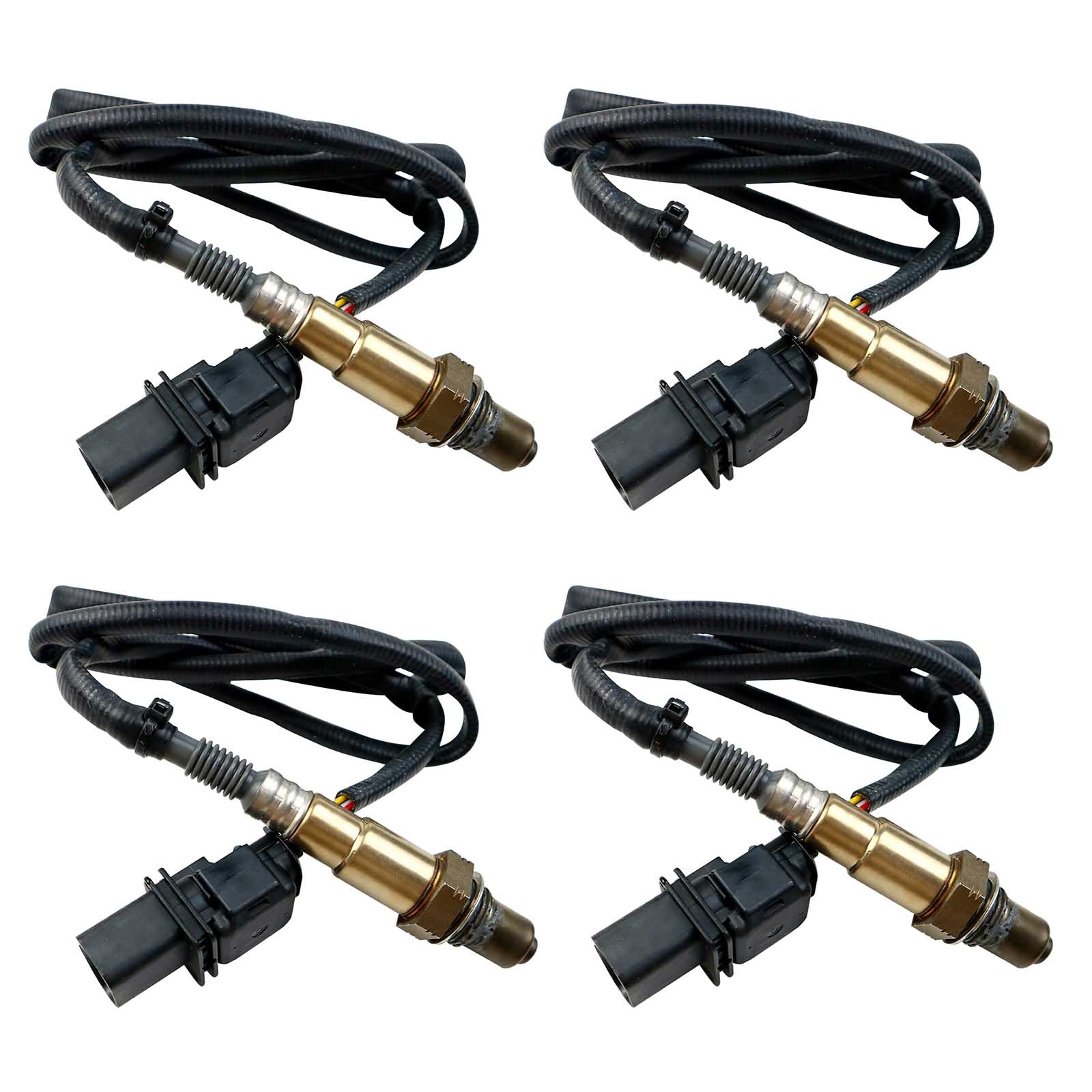 New Auto Sensors O2 Oxygen Sensor 0258017025 for Various of Vehicles 4-Pcs
