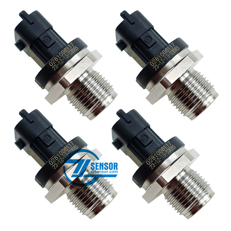 Fuel Rail Pressure sensor 0281006117 3005793C1 fit for NAVISTAR MAXXFORCE 11 13 2.0D 4-Pcs