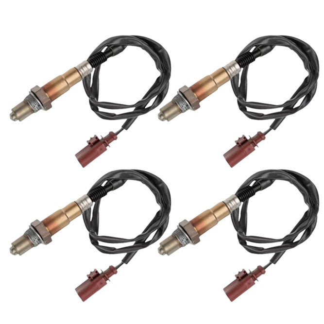 New Auto Sensors Oxygen Sensor 1K0998262E for Audi A4 R8 VW Jetta Beetle Passat 4-Pcs