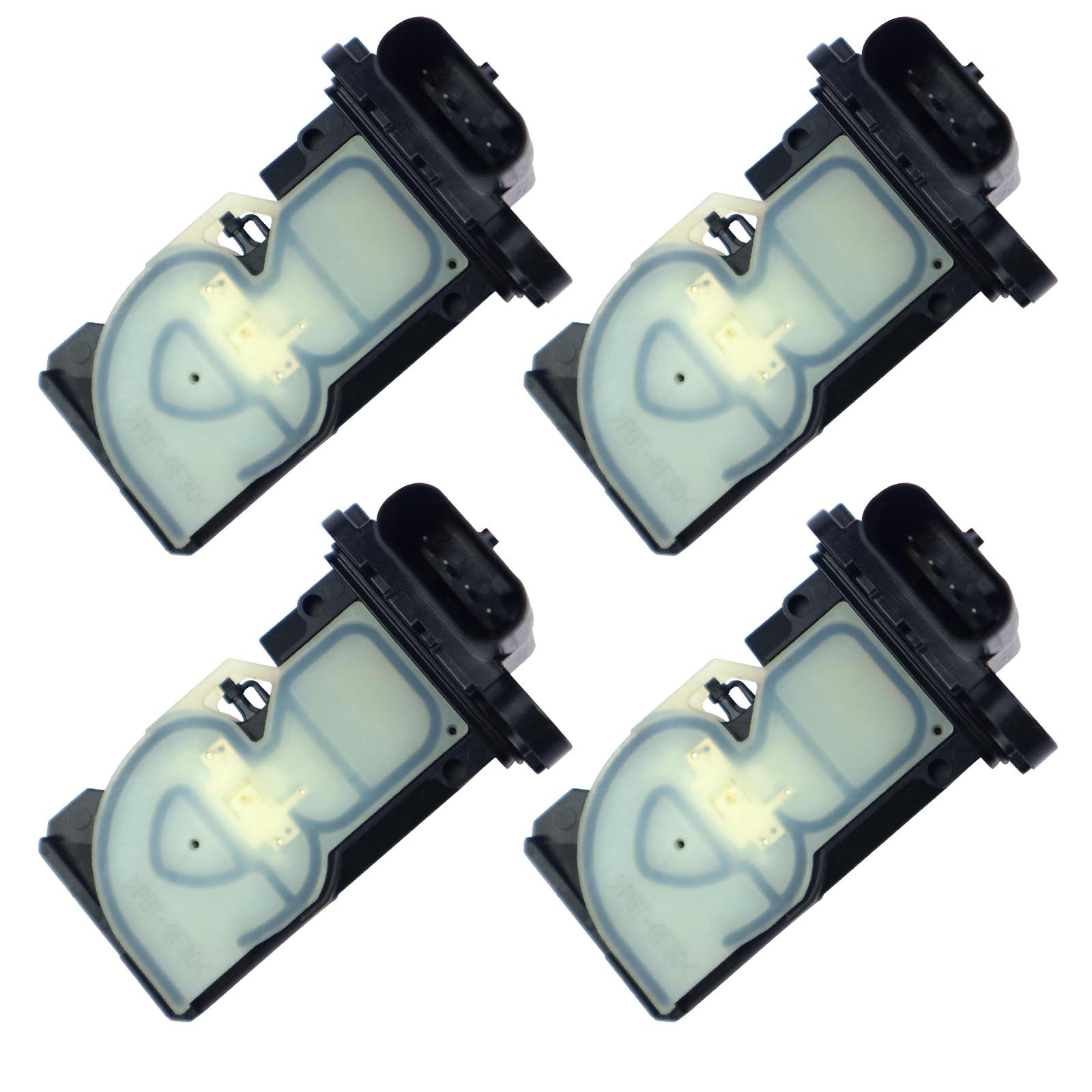 New Auto Sensors Mass Air Flow Meter Sensor MAF Sensor AFH70M-127 for Isuzu Vehicles 4-Pcs