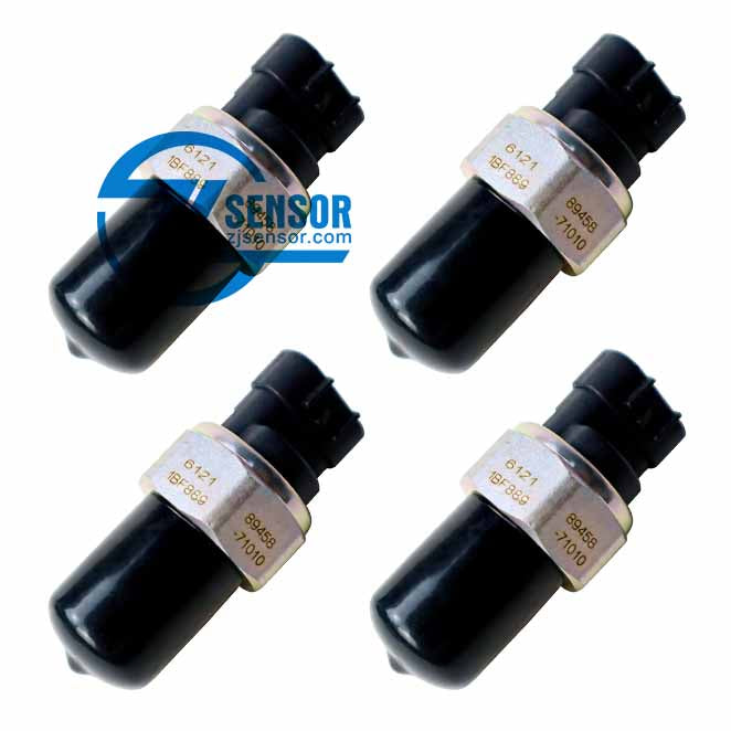 4Pcs For Toyota Hilux 2AD-FTV Hiace D4D 3.0L Common Rail Pressure Sensor OE:89458-71010