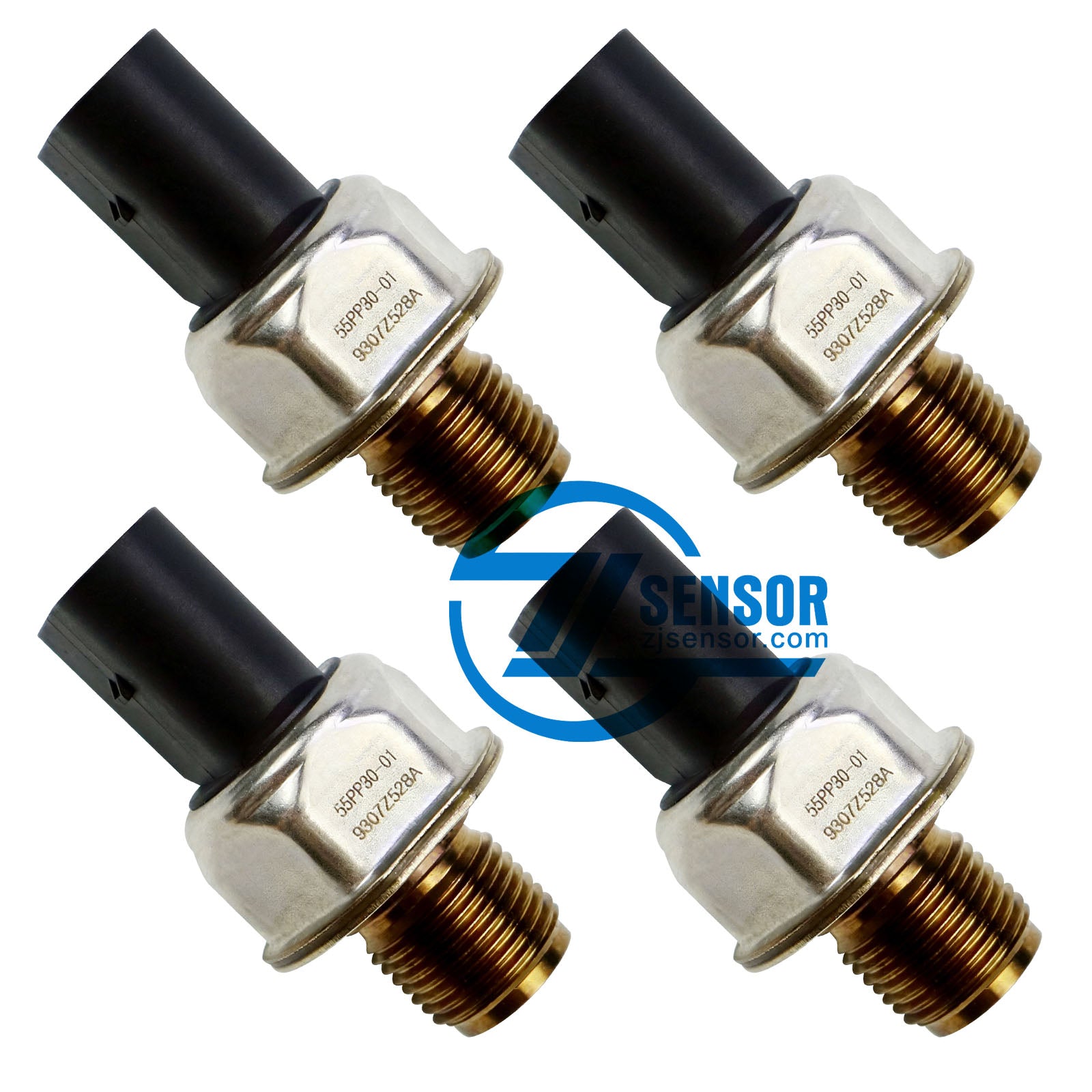 Fuel Common Rail Pressure Sensor 9307Z528A For Hyundai I30 1.4 CDI Chevrolet Cruze J300 1.4 1.6 1.8 2.0 CDI 4-Pcs