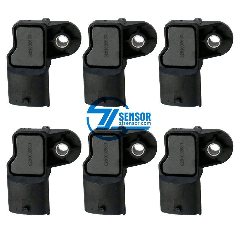Intake Air Pressure Sensor MAP Sensor for Ford Mazda BT-50 BT50 2.5 MRZ-CD 3.0 CDVi OE: 0281002680, WE0118211 6-Pcs