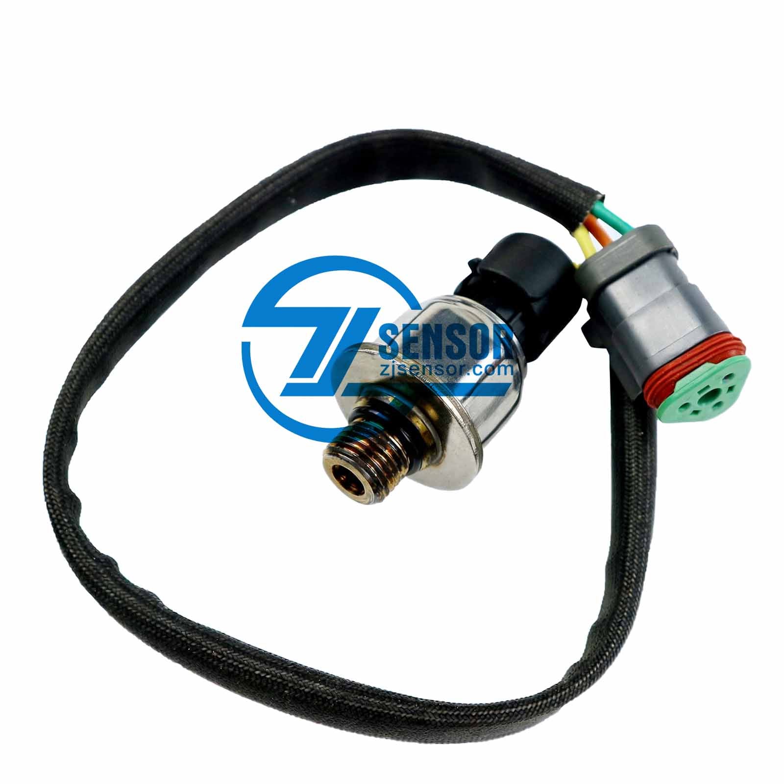 Heavy Duty Pressure Sensor Fuel Common Rail Pressure Sensor 224-4536 For Caterpillar C7 C9 Excavator Engine 4-Pcs