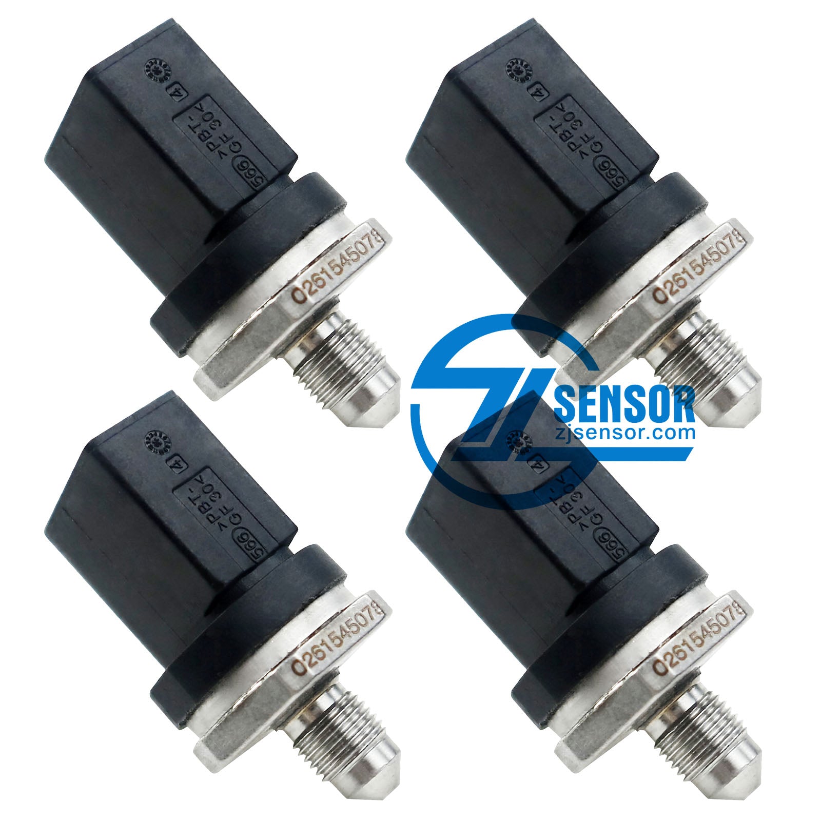 4-Pcs fuel Common rail pressure Sensor auto Sensor 0261545078 for AUDI A5 A8 2.8 FSI 6 Months Warranty