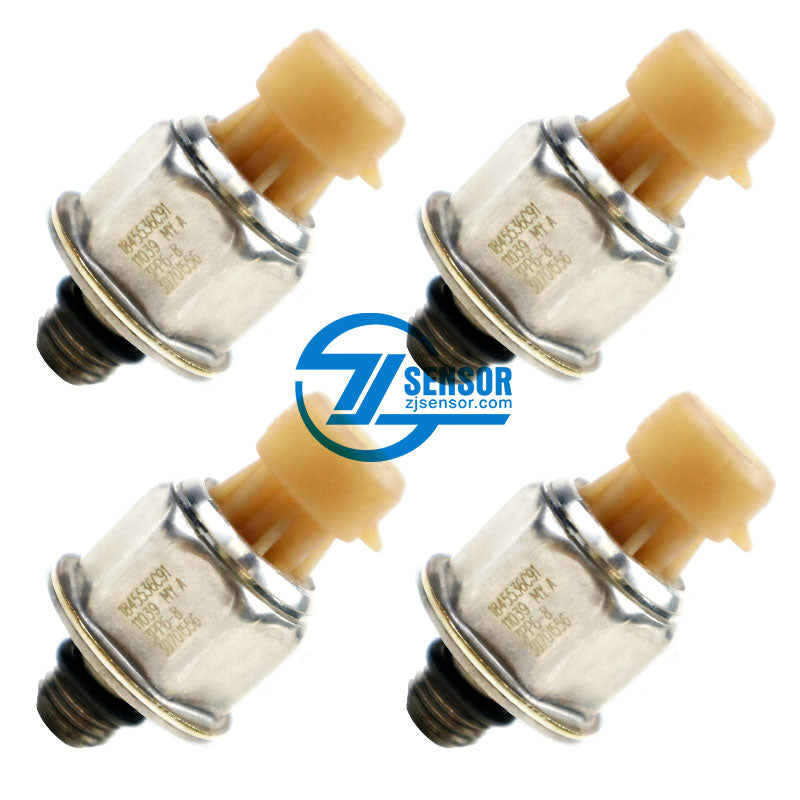 4 Pcs Fuel Pressure Sensor ICP Sensor Internitional For Navistar MAXXFORCE DT466E DT570 OE: 1845536C91 3PP6-8