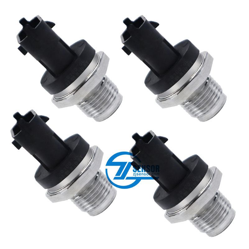 Auto sensors Fuel Common Rail pressure sensor 0281006064 for Ford F250 F350 F450 F550 Super Duty 4 Pcs